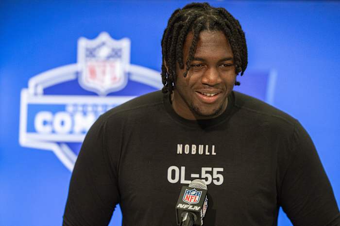 Las Vegas Raiders 2024 NFL Draft prospect Patrick Paul had the chance to talk about the Silver and Black from the 2024 NFL Combine